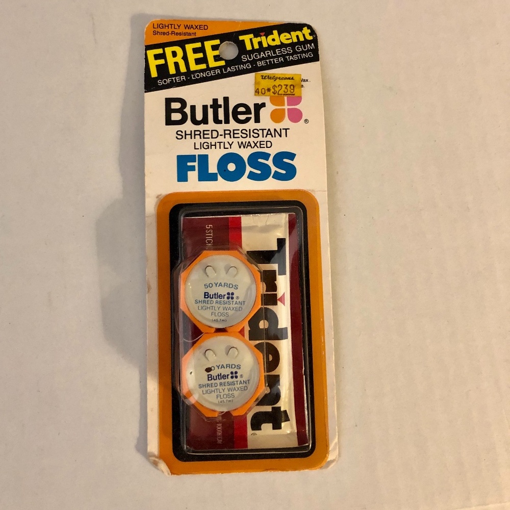 New Vintage Butler Floss Shred-Resistant Light Waxed